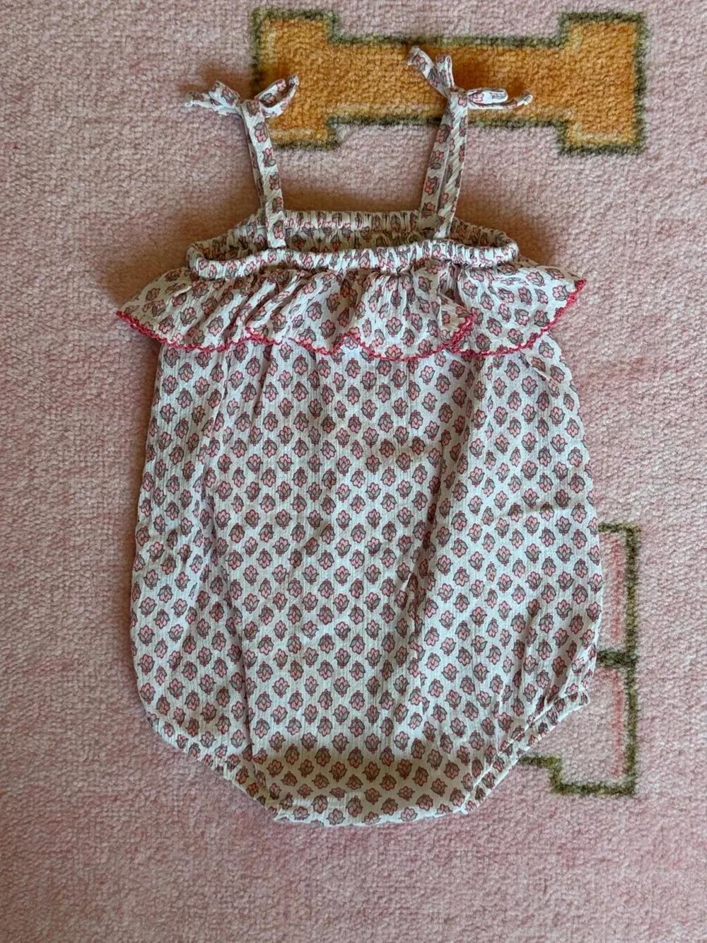 Baby Girl Pink Dress Romper Skirt Lot 12-18M Carters Cat & Jack Old Navy